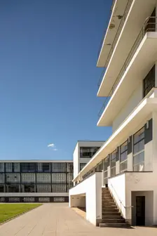 The Bauhaus building, Dessau, Germany, 2018. Artist: Alan John Ainsworth