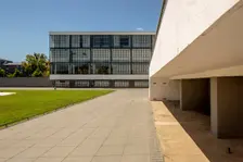 The Bauhaus building, Dessau, Germany, 2018. Artist: Alan John Ainsworth