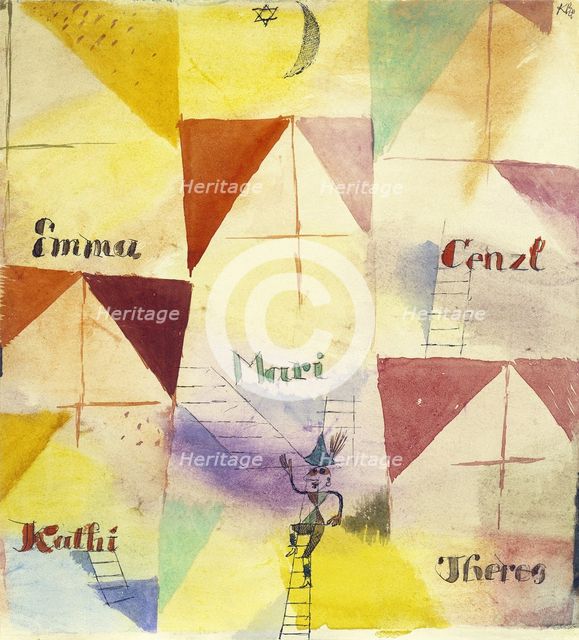 The Bavarian Don Giovanni, 1919. Artist: Klee, Paul (1879-1940)
