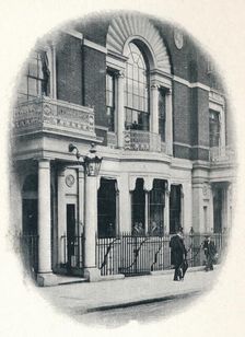 The bay window, Boodle's Club, London, c1900 (1901)