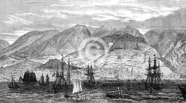 The Bay and Town of Funchal, Madeira, 1874. Creator: Unknown.