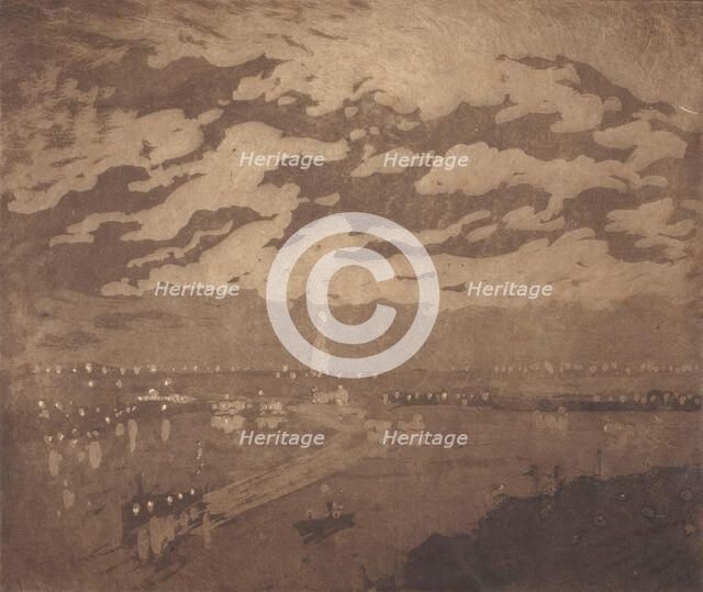 The Bay, New York, 1922. Creator: Joseph Pennell.