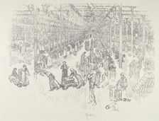 The Bay of the Thousand Girls, 1916. Creator: Joseph Pennell