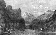 "The Bay of Uri, Lake of Lucerne" - painted by W.C. Smith - from the Exhibition of the..., 1854. Creator: Edmund Evans