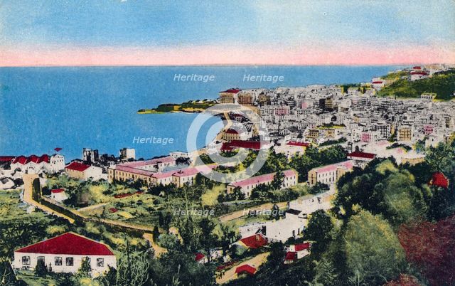 The Bay of Algiers, Algiers, Algeria, early 20th century. Artist: Unknown