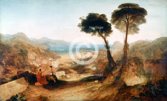 'The Bay of Baiae, with Apollo and the Sibyl', c1823.  Artist: JMW Turner