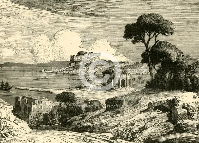'The Bay of Bale, with Ruins of Roman Villas', 1890.   Creator: Unknown.