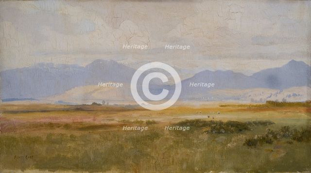 'The Bay of Harlech', 1864-1913. Creator: Alfred Edward East.