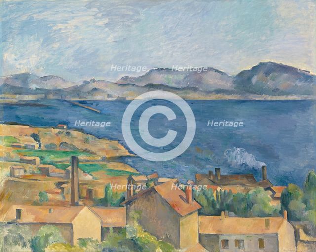 The Bay of Marseille, Seen from L'Estaque, c. 1885. Creator: Paul Cezanne.