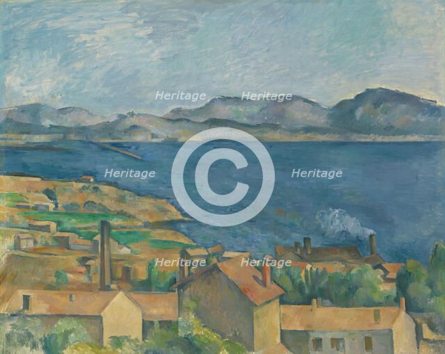 The Bay of Marseilles, Seen from L'Estaque, ca 1885. Artist: Cézanne, Paul (1839-1906)