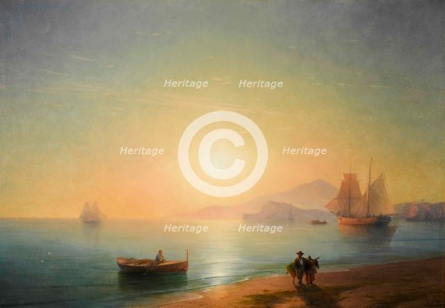 The Bay of Naples, 1878. Creator: Aivazovsky, Ivan Konstantinovich (1817-1900).