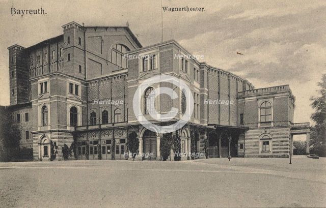 The Bayreuth Richard Wagner Theatre, 1900s.