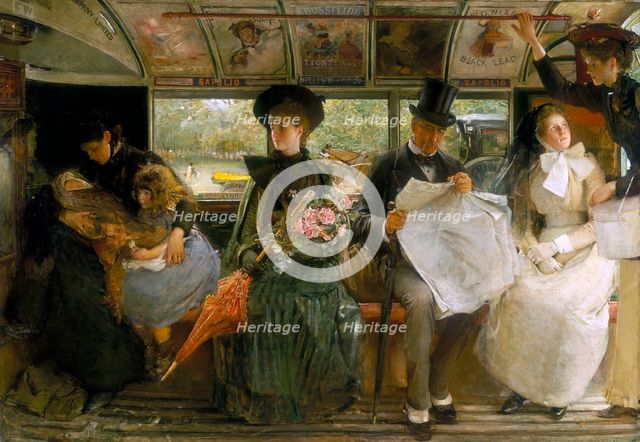 'The Bayswater Omnibus', 1895.  Creator: George William Joy.