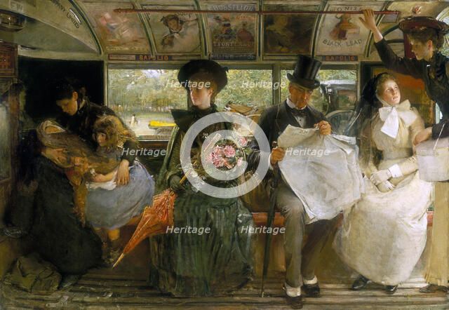 'The Bayswater Omnibus', 1895.  Artist: George William Joy