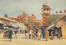 The Bazaar, Agra c1880 (1905). Creator: Alexander Henry Hallam Murray