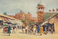 The Bazaar, Agra c1880 (1905). Creator: Alexander Henry Hallam Murray