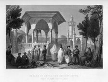 The bazaar at Jaffa, the ancient Joppa, Palestine (Israel), 1841.Artist: E Smith