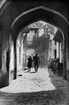 The bazaar of Lucknow, India, c1930s