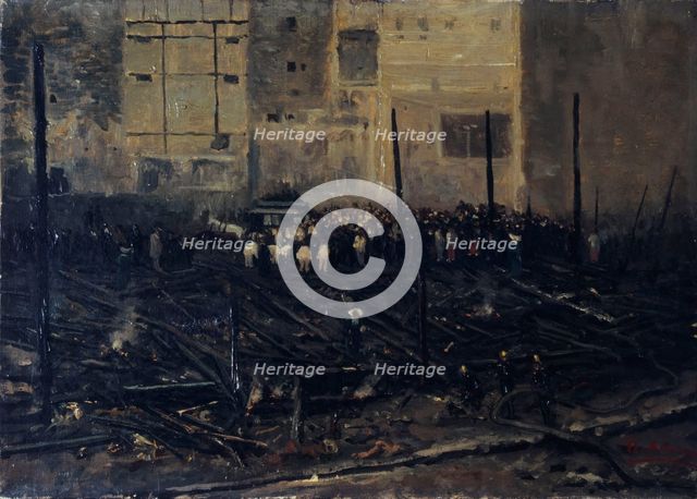 The Bazar de la Charite after the fire of June 4, 1897. Creator: T Bianco.