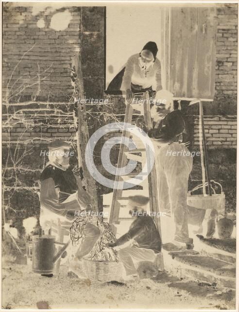 The Bean Sorters, c. 1857. Creator: Baron Louis-Adolphe Humbert De Molard.