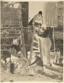 The Bean Sorters, c. 1857. Creator: Baron Louis-Adolphe Humbert De Molard
