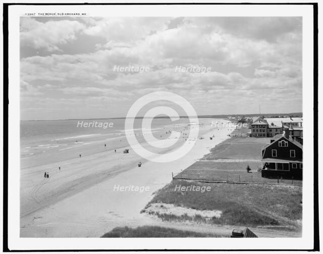 The Beach, Old Orchard, Me., c1900. Creator: Unknown.