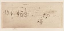 The Beach, Ostend, 1887. Creator: James Abbott McNeill Whistler