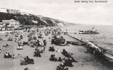 The beach at Bournemouth, Dorset, c1920s