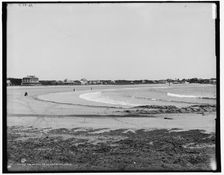 The Beach at Kennebunk, Maine, between 1890 and 1901. Creator: Unknown