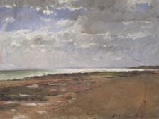 The Beach at Luc, 1876. Creator: Carl Fredrik Hill