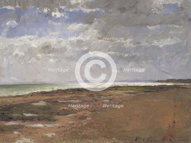 The Beach at Luc, 1876. Creator: Carl Fredrik Hill.