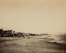 The Beach at Sainte-Adresse, 1856/57. Creator: Gustave Le Gray