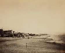 The Beach at Sainte-Adresse, 1856/57. Creator: Gustave Le Gray