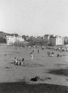 The beach, Dinard, Brittany, 20th century