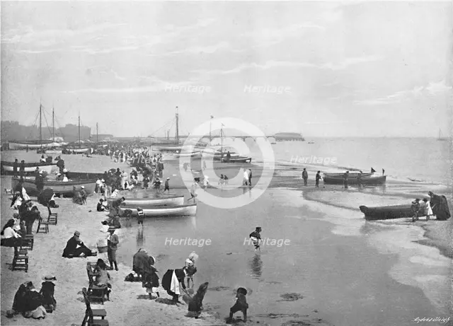 'The Beach, Great Yarmouth', c1896. Artist: Alfred Price.