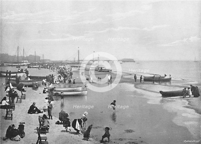 'The Beach, Great Yarmouth', c1896. Artist: Alfred Price.