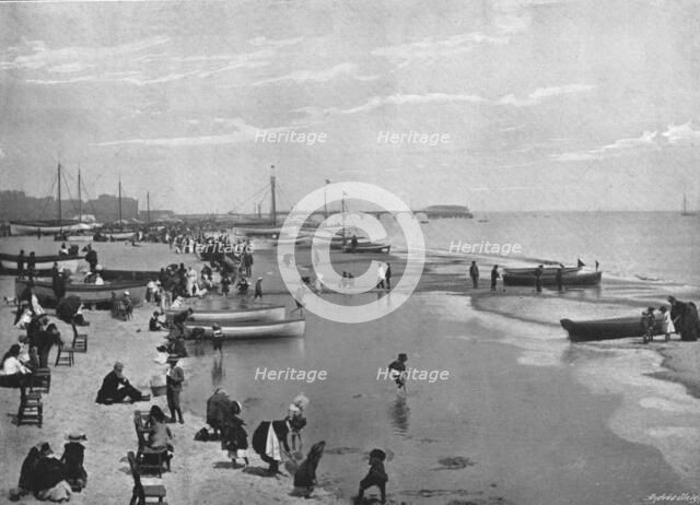 The Beach Great Yarmouth, c1900. Artist: Alfred Price.