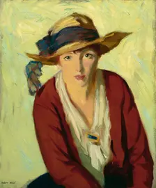 The Beach Hat, 1914. Creator: Robert Henri