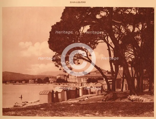 'The Beach, Juan-les-Pins', 1930. Creator: Unknown.