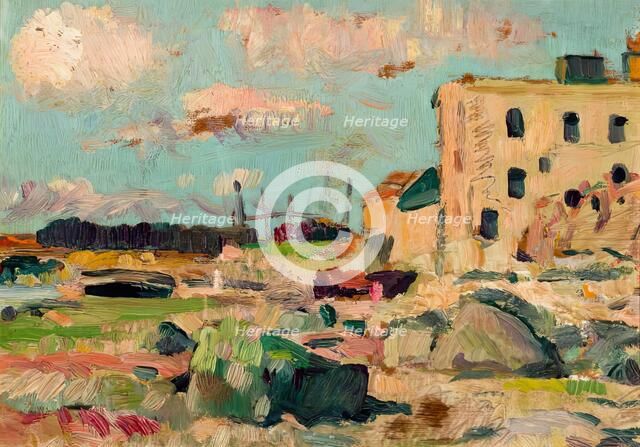 The Beach, Largo, at Low Tide, 1920-1929. Creator: George Leslie Hunter.