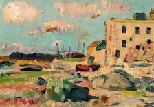 The Beach, Largo, at Low Tide, 1920-1929. Creator: George Leslie Hunter