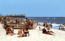 The beach, Seaside Heights, New Jersey, USA, 1963