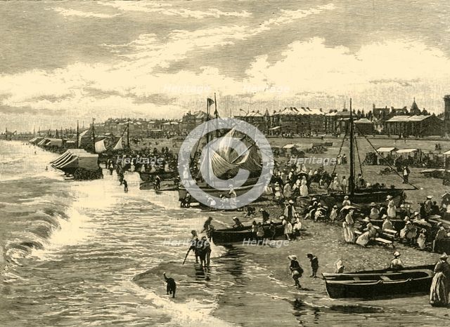 'The Beach, Yarmouth', 1898. Creator: Unknown.