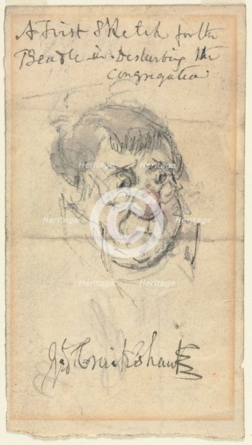 The Beadle. Creator: George Cruikshank (British, 1792-1878).