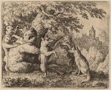 The Bear and the Wolf are Persecuted, probably c. 1645/1656. Creator: Allart van Everdingen