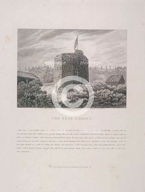 The Bear Garden, Southwark, London, c1600. Artist: Anon