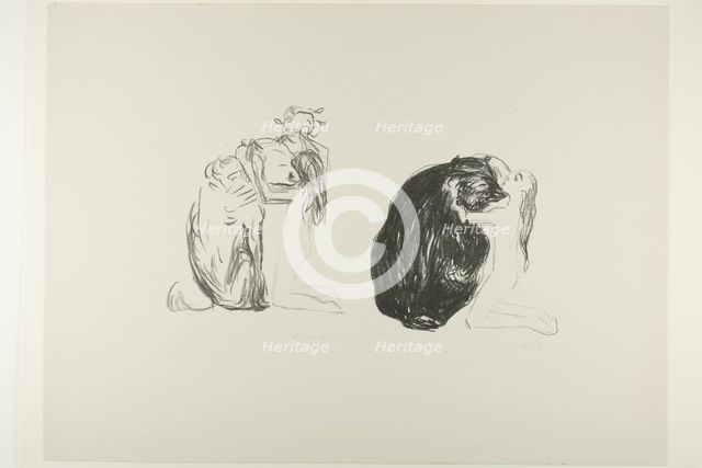 The Bear, from Alpha and Omega, 1908/09. Creator: Edvard Munch.