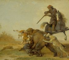 The Bear Hunt, 1650. Creator: Paulus Potter