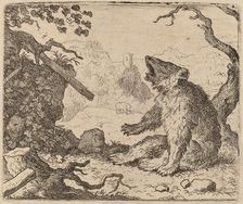 The Bear Sent as Messenger, probably c. 1645/1656. Creator: Allart van Everdingen