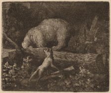 The Bear Trapped, probably c. 1645/1656. Creator: Allart van Everdingen